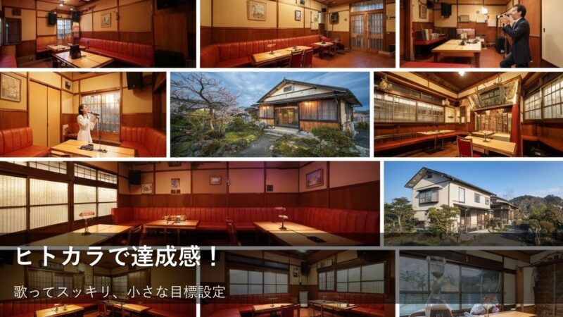 ヒトカラで達成感！歌ってスッキリ、小さな目標設定のコツ 