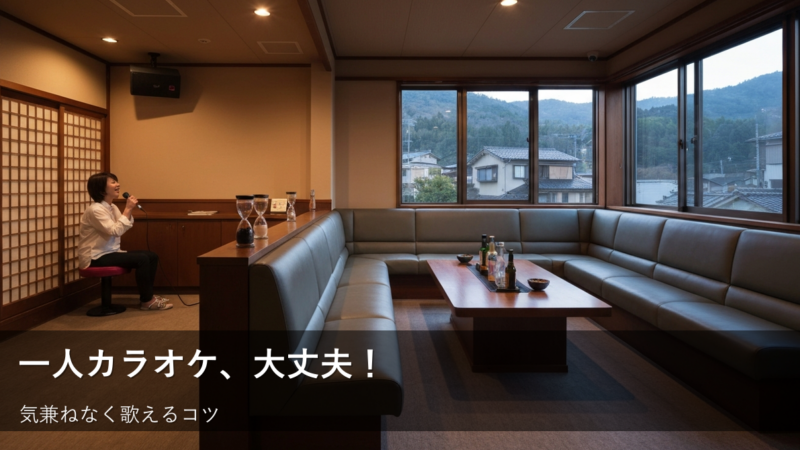 【ヒトカラ初心者さん必見】一人カラオケ、周りを気にせず楽しむための３つのコツ 