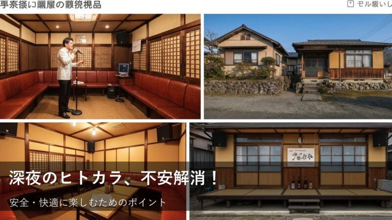 【深夜のヒトカラ】安心して楽しむためのチェックリストとコツ 