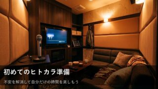 初めてのヒトカラへ！不安を解消する持ち物と来店前の準備リスト 