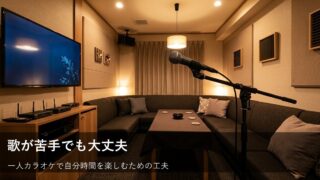 音痴だからこそ楽しめる！一人カラオケを気楽に満喫するヒント 