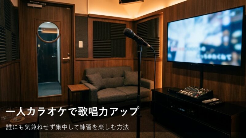 ヒトカラで上達を目指そう!練習が楽しくなるボイトレのコツ