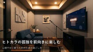 「ヒトカラが少し寂しいかも」と思ったときに試したい、自分時間を楽しむ4つのヒント 